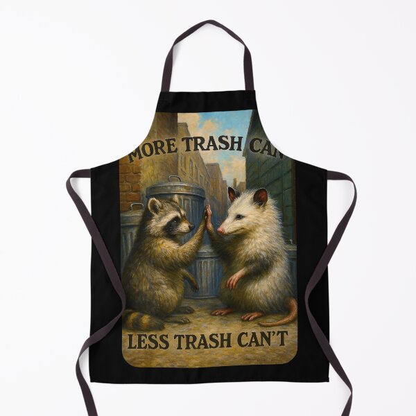 Item preview, More Trash Can, Less Trash Can't: Raccoon and Opossum Friendship designed and sold by abby-thorns.