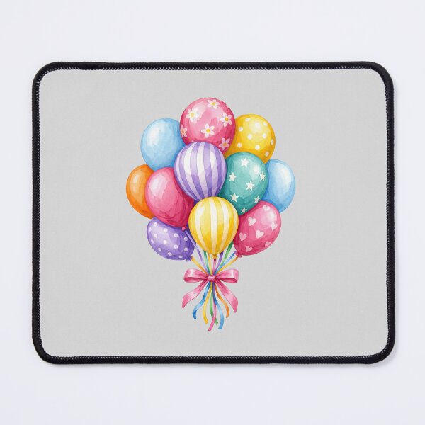Item preview, Pastel Party Balloon Bunch Art designed and sold by hattie's.