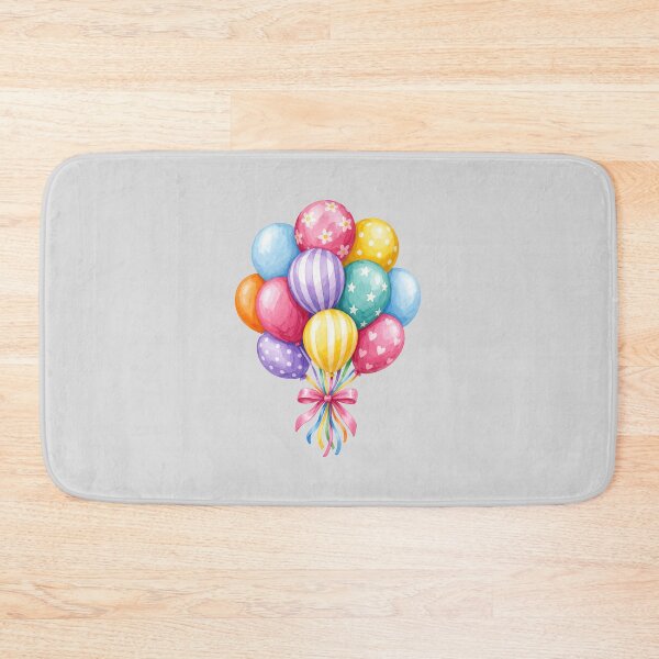 Item preview, Pastel Party Balloon Bunch Art designed and sold by hattie's.