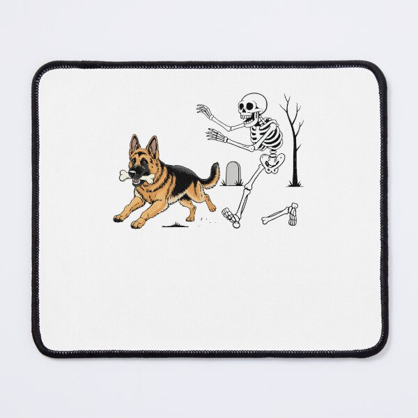 Item preview, Halloween Dog Stealing Bone Skeleton Funny designed and sold by ellapaintcoast.