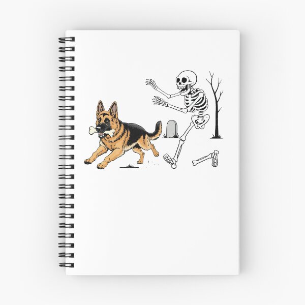 Item preview, Halloween Dog Stealing Bone Skeleton Funny  designed and sold by ellapaintcoast.