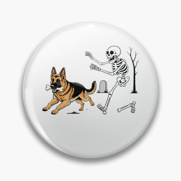 Item preview, Halloween Dog Stealing Bone Skeleton Funny  designed and sold by ellapaintcoast.