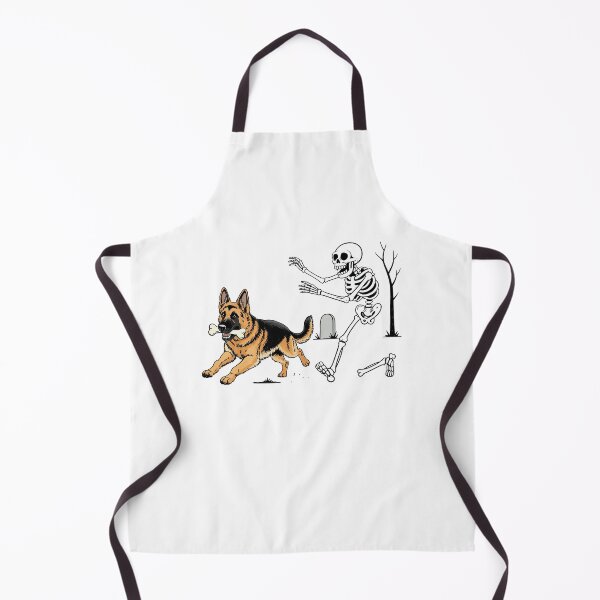 Item preview, Halloween Dog Stealing Bone Skeleton Funny  designed and sold by ellapaintcoast.