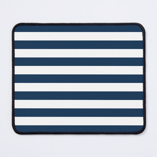 Item preview, Horizontal stripes in Navy blue and white designed and sold by RishabhArts1.