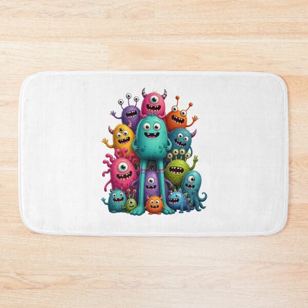 Item preview, ArtColorfulCuteMonsterSquad designed and sold by Artrendzs.