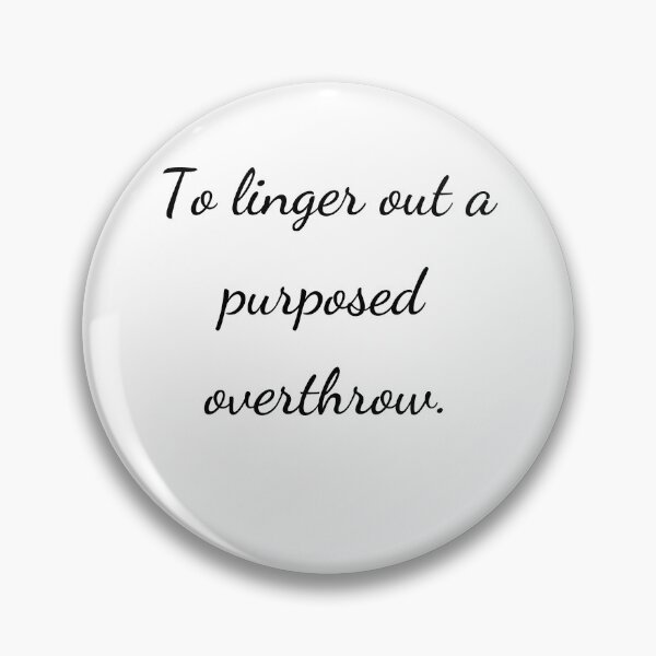 Item preview, “To linger out a purposed overthrow.” - handwriting black designed and sold by ariksworld.