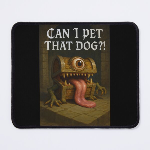 Item preview, Can I Pet That Dog?! Mischievous Mimic Treasure Chest designed and sold by abby-thorns.