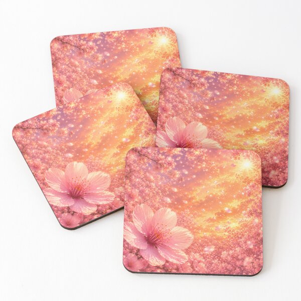 Item preview, Japanese Cherry Blossoms in Golden Sunset designed and sold by LumiSakura.