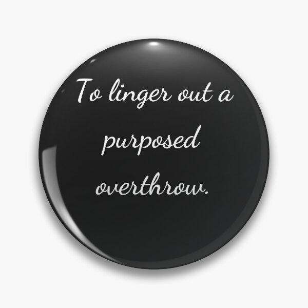 Item preview, “To linger out a purposed overthrow.” - handwriting white designed and sold by ariksworld.