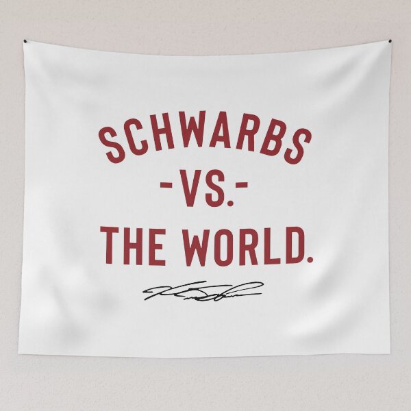 Item preview, Philadelphia Phillies Kyle Schwarber Vs The World Signature designed and sold by notajojosfan.