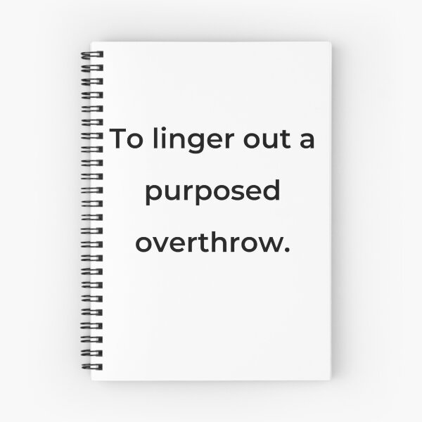 Item preview, “To linger out a purposed overthrow.” - print black designed and sold by ariksworld.