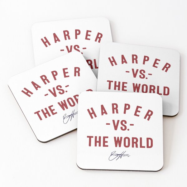 Item preview, Philadelphia Phillies Bryce Harper Vs The World Signature designed and sold by notajojosfan.