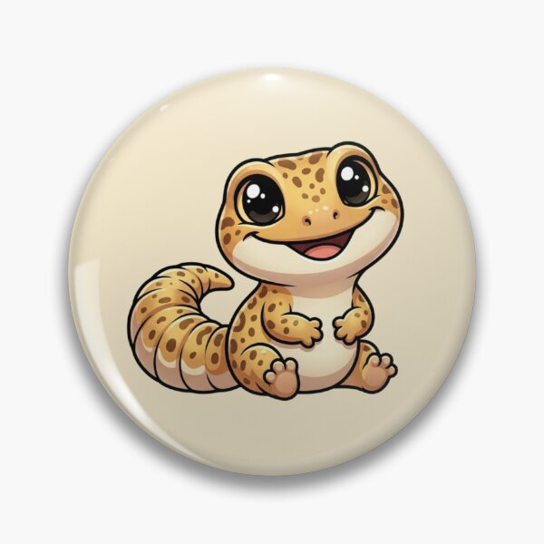 Item preview, Cute Leopard Gecko Sitting Spotted Reptile Kawaii Lizard designed and sold by Safe Haven Pets.