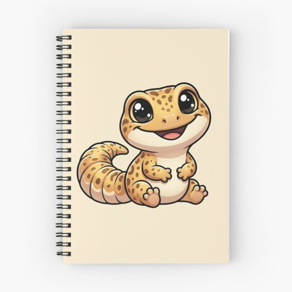 Item preview, Cute Leopard Gecko Sitting Spotted Reptile Kawaii Lizard designed and sold by Safe Haven Pets.