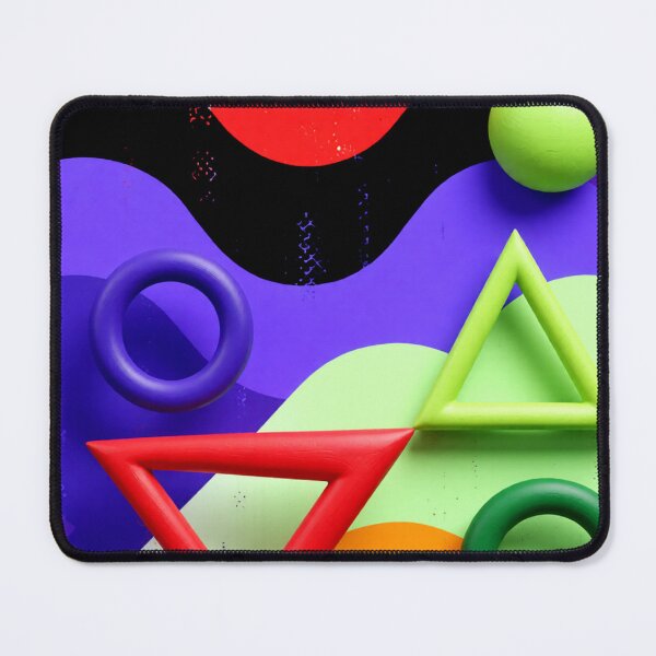 Item preview, geometric salad C colorful geometric abstract design designed and sold by SmashingDeals.