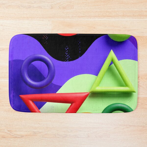 Item preview, geometric salad C colorful geometric abstract design designed and sold by SmashingDeals.