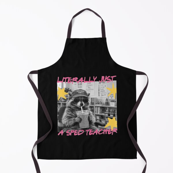 Item preview, Literally Just A Sped Teacher Funny Raccoon  designed and sold by HarinDonreka.