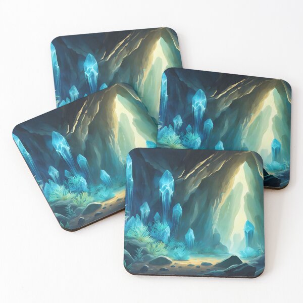 Item preview, Crystal Cavern Watercolour designed and sold by Fanta-sticky.