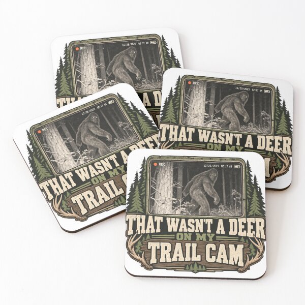Item preview, Bigfoot Trail Cam Forest Sighting designed and sold by Pandorious Studio.