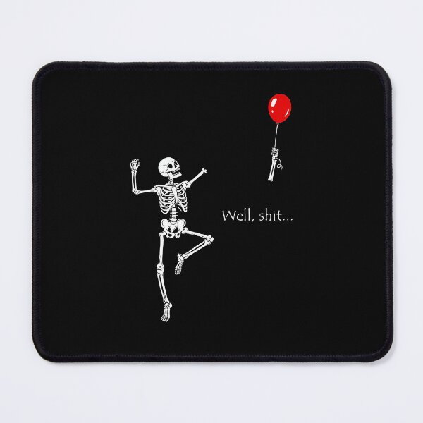 Item preview, Skeleton Lost Balloon Well Shit Halloween designed and sold by ellapaintcoast.