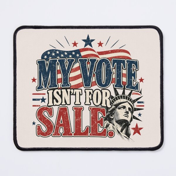 Item preview, My Vote Is Not For Sale, Trump Dividend Protest, Political Satire, Democracy, 2026 Midterm Election, Voting Rights, Political Activism, Anti Trump designed and sold by Cchotlan.