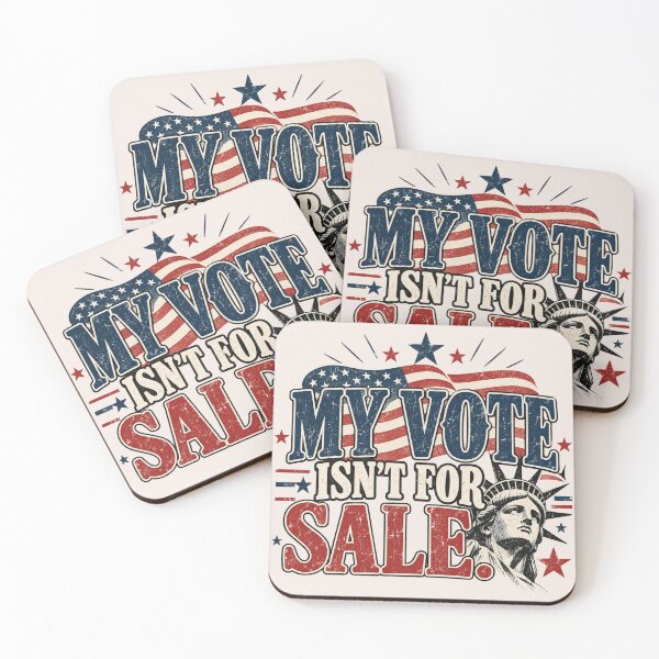 Item preview, My Vote Is Not For Sale, Trump Dividend Protest, Political Satire, Democracy, 2026 Midterm Election, Voting Rights, Political Activism, Anti Trump designed and sold by Cchotlan.