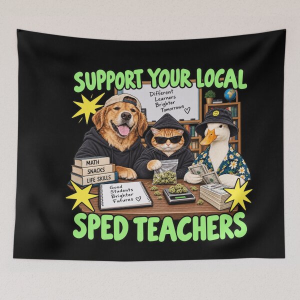 Item preview, Support Your Local SPED Teachers Funny Back To School designed and sold by LASTIQUE-dd.