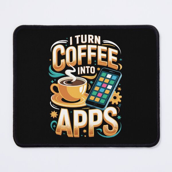 Item preview, I TURN COFFEE INTO APPS designed and sold by jkrphoto.