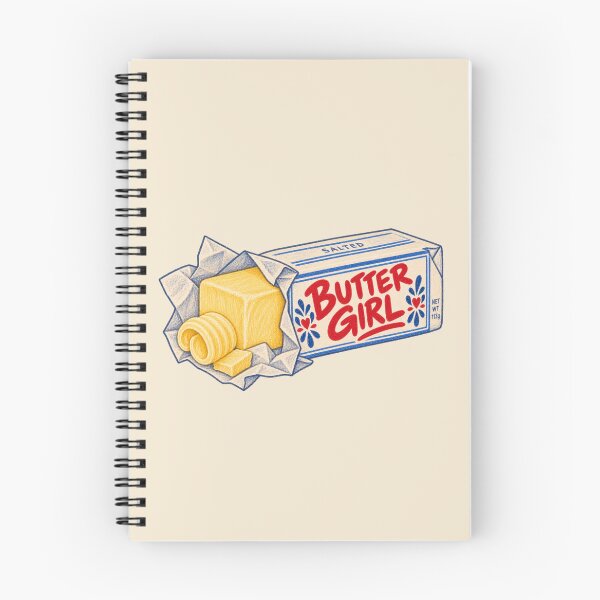 Item preview, Butter Girl – Cute Salted Butter Foodie Illustration designed and sold by SnugbugStudios.