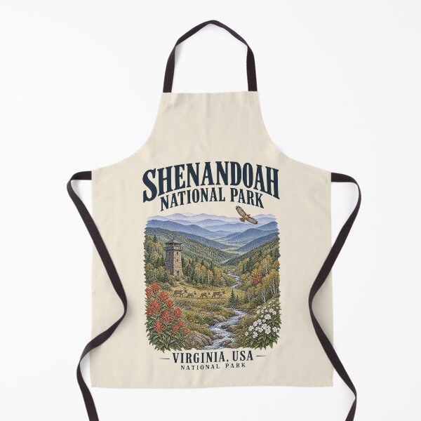 Item preview, Shenandoah National Park, Virginia, USA [Vintage Illustration] designed and sold by elektronen.