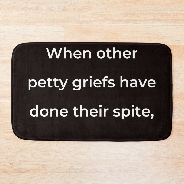 Item preview, “When other petty griefs have done their spite,” - print white designed and sold by ariksworld.