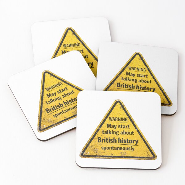 Item preview, Warning May Start Talking About British History Funny Design. designed and sold by The-T-In-Retro.