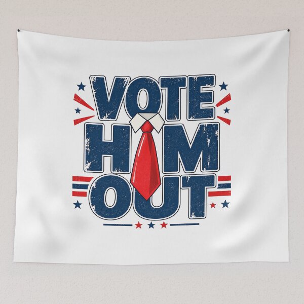 Item preview, Anti Trump Vote Him Out, Anti MAGA Protest, Resist Trump, Political Protest, 2026 Midterm Election, Voting designed and sold by Cchotlan.