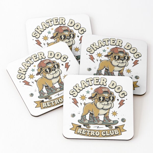 Item preview, Skater Dog Retro Club designed and sold by The Wicked Herbarium.