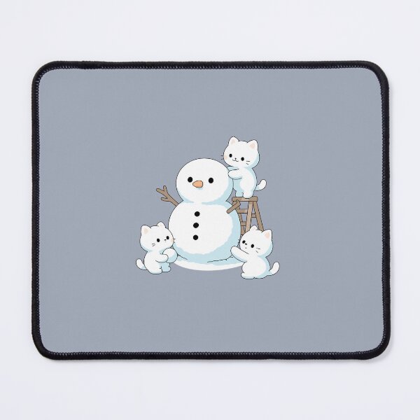 Item preview, Cute Kittens Building a Snowman  designed and sold by DesgnsxGifts.