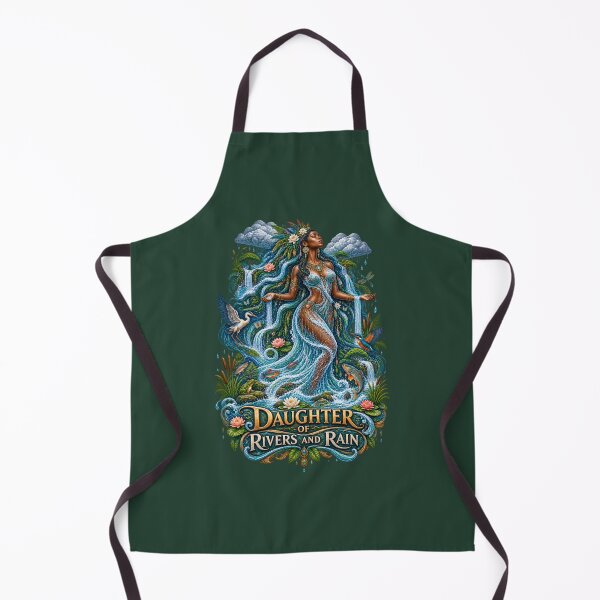 Item preview, Daughter of Rivers and Rain | River Goddess Art | Sacred Water Spirit designed and sold by 'VARI'.