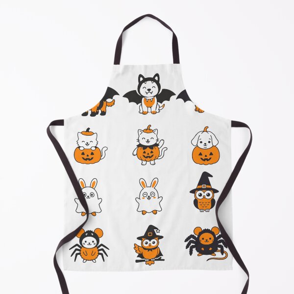 Item preview, Cute Halloween Baby Animals Flat Vector Illustration designed and sold by NUSA NIPA.