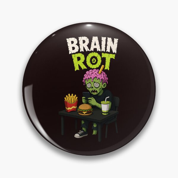 Item preview, Brain Rot Fast Food Zombie Phone Halloween designed and sold by LV-creator.