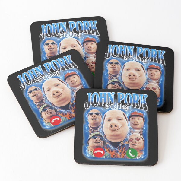 Item preview, John Pork Is Calling Meme Internet Humor Gen Z   designed and sold by averyfoxdesigns.