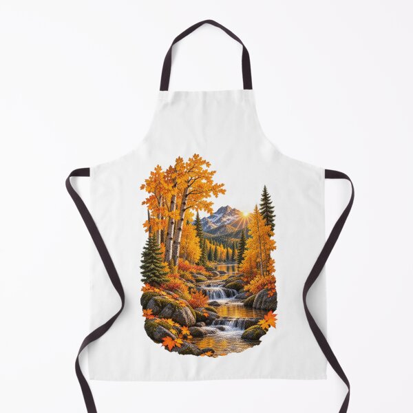 Item preview, Golden Forest Autumn Mountain Landscape designed and sold by RockitBaby.