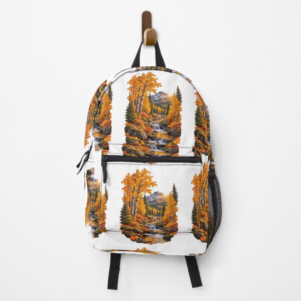 Item preview, Golden Forest Autumn Mountain Landscape designed and sold by RockitBaby.