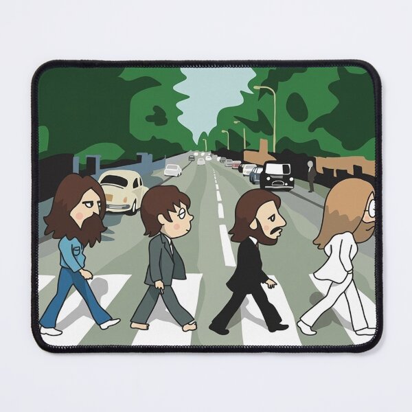Item preview, Cartoon Abbey Road Stroll designed and sold by COFFEEWITHARTS.