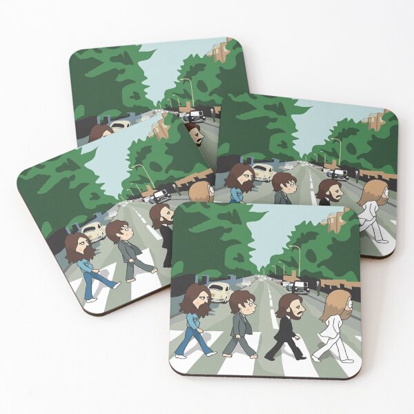 Item preview, Cartoon Abbey Road Stroll designed and sold by COFFEEWITHARTS.