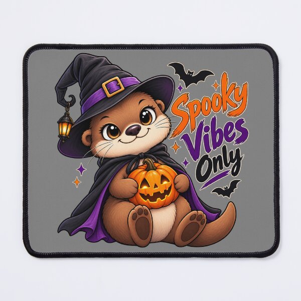 Item preview, Funny Otter Meme Collection - Spooky Vibes Only Otter Halloween Meme - Creepy Cute Cartoon Otter | Spooky Season designed and sold by MiraLumeStudio.