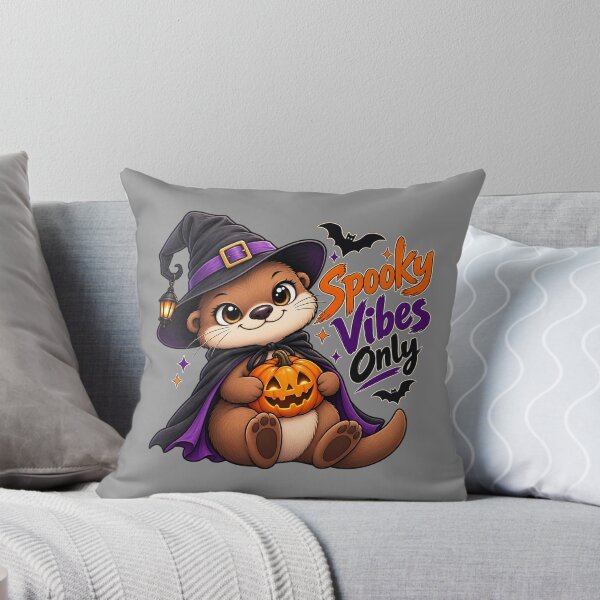 Item preview, Funny Otter Meme Collection - Spooky Vibes Only Otter Halloween Meme - Creepy Cute Cartoon Otter | Spooky Season designed and sold by MiraLumeStudio.