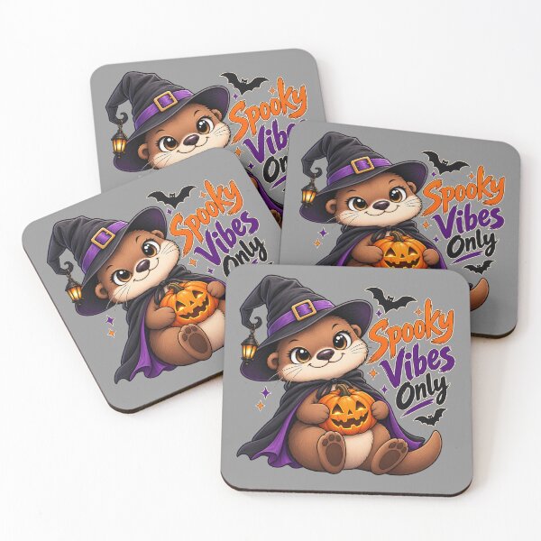 Item preview, Funny Otter Meme Collection - Spooky Vibes Only Otter Halloween Meme - Creepy Cute Cartoon Otter | Spooky Season designed and sold by MiraLumeStudio.