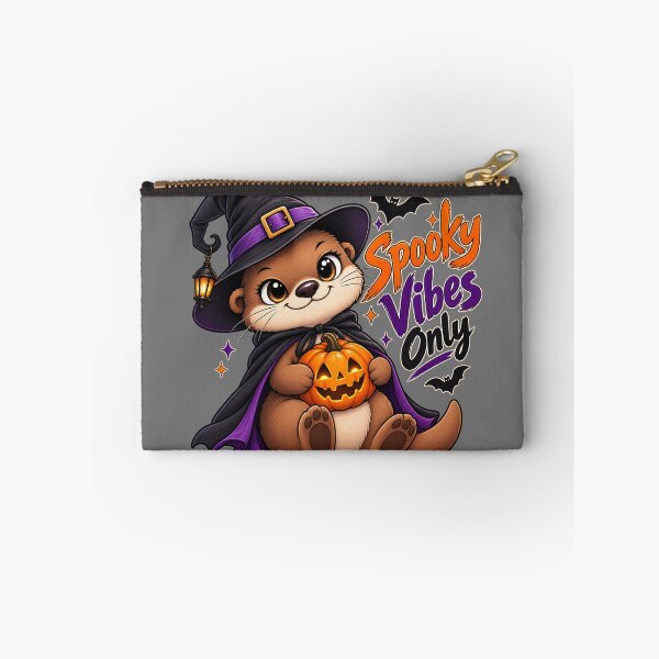 Item preview, Funny Otter Meme Collection - Spooky Vibes Only Otter Halloween Meme - Creepy Cute Cartoon Otter | Spooky Season designed and sold by MiraLumeStudio.