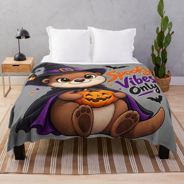 Item preview, Funny Otter Meme Collection - Spooky Vibes Only Otter Halloween Meme - Creepy Cute Cartoon Otter | Spooky Season designed and sold by MiraLumeStudio.