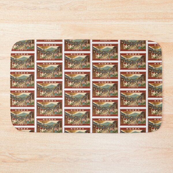 Artikelvorschau, Vintage Korea Jeonju Hanok Village Postage Stamp Vector entworfen und verkauft von Shutter-Dragon.
