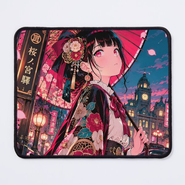 Item preview, Taisho Roman Girl – Retro City Streetcar designed and sold by Neo Edo Studio.